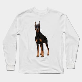 Doberman Pinscher Dog Elegance Long Sleeve T-Shirt